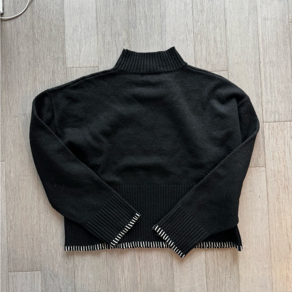 Black Turtleneck Sweater